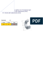 Cantidad y Frecuencia de Re-Engrase Rodamiento