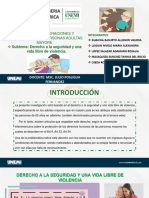 S2 TAREA#1 EXPOSICION - Derecho A La Seguridad y Una Vida Libre de Violencia