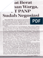 Alat Berat Ditahan Warga, PT. PANP Sudah Negosiasi