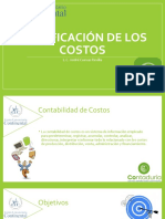 Clasificación de Los Costos