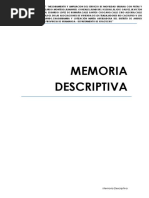 Memoria Descriptiva