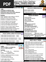 Esquema Del Pueblo Misa de Domingo - Tiempo de Pascual (Segundo y Tercer Domingo)