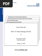 How To Value Earnings Growth Yardeni