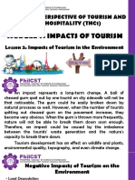 Micro Perspective of Tourism and Hospitality (Thc1)