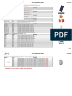 Tabela de Preço JNG Geral 2019 - Geral