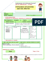 Ses-Jueves-Tutoría-Identificamos Situaciones Que Nos Afectan, Prevenimos El Consumo Del Alcohol