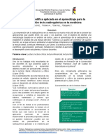 La Lectura Científica Aplicada en El Aprendizaje para La Comprensión de La Radioquímica en La Medicina