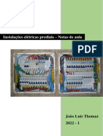 Notas de Aula de Instalações Elétricas Prediais - Professor