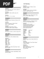 Tests Answer Key PDF