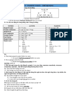 PASSIVE VOICE - THEORY + EXERCISE DX