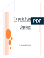 Le Prélèvement Veineux (Mode de Compatibilité) - Copie