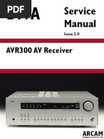 AVR300 AV Receiver: Service Manual