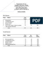 LL.B (THREE YEAR COURSE) Part-I (Sem I&II)