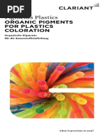 Clariant Brochure Shade Card Organic Pigments For Plastics Coloration 201710 EN DE