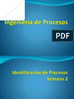 Clase Semana 2. Identificación de Procesos