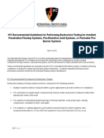 Ifc Destructive Testing Guidelines