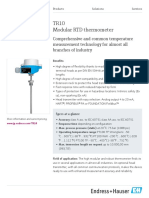 Endress-Hauser RTD Thermometer TR10 en