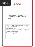 Tecnicas Culinarias