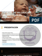 Escalas de Valoración Del Dolor en El Neonato: Een - Tic.Rebeca Adriana Aguilar Pérez