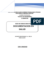 Guia I Unidad Documentacion en Salud