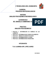 Fisicoquimicos Cenizas, Humedad, Grados Brix