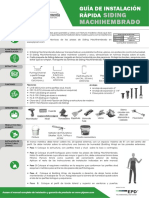 Guia Rapida de Instalacion Siding MH