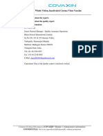 Whole Virion, Inactivated Corona Virus Vaccine