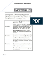 Types of Paragraphs: Al Manar Language School - American Section