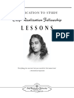 Self-Realization Fellowship: Lessons