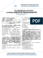 #01 Simulado Questões de Concursos Conhecimentos Pedagógicos