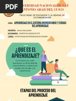 Aprendizaje en El Sistema Universitario