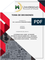 Tarea Grupal Toma de Decisiones