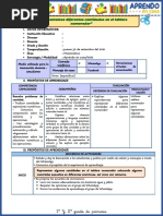 Sesion de Aprendizaje 4 Matematica Iii Ciclo