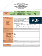 Detailed Lesson Plan in Impulse Activity