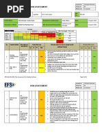 EFS-SLB-SRA-004 Risk Assessment For Bodily Fluid Spillage Cleans