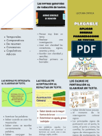 Folleto Catálogo Normas Redacción de Textos