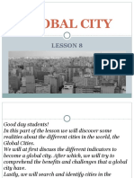 Lesson 8 Global City