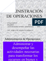 Administracion de Operaciones