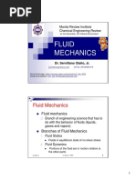 2 Fluid Mechanics 2014 Notes