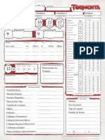 Ficha de Personagem Tormenta 20