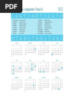 Calendario Cumpleaños