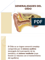 Generalidades Del Oído