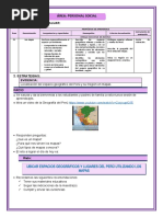 Actividad Personal Social Mapas