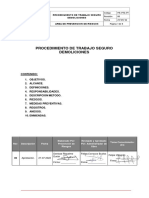 Procedimiento Trabajo Seguro Demoliciones