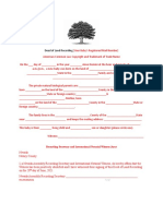 Deed of Land Recording: Recording Secretary and International Notarial Witness Jurat