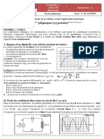 Devoir 1 Modele 3 Physique Chimie 2 Bac SPC Semestre 2