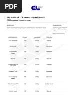 Gel de Ducha Con Extractos Naturales - Formulas LAR