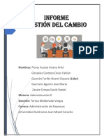 Informe de Gestion Del Cambio