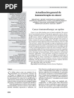 Actualización de Inmunoterapia en Cáncer