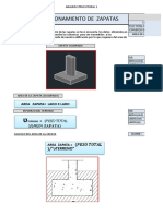 Predimensionamiento de Zapatas